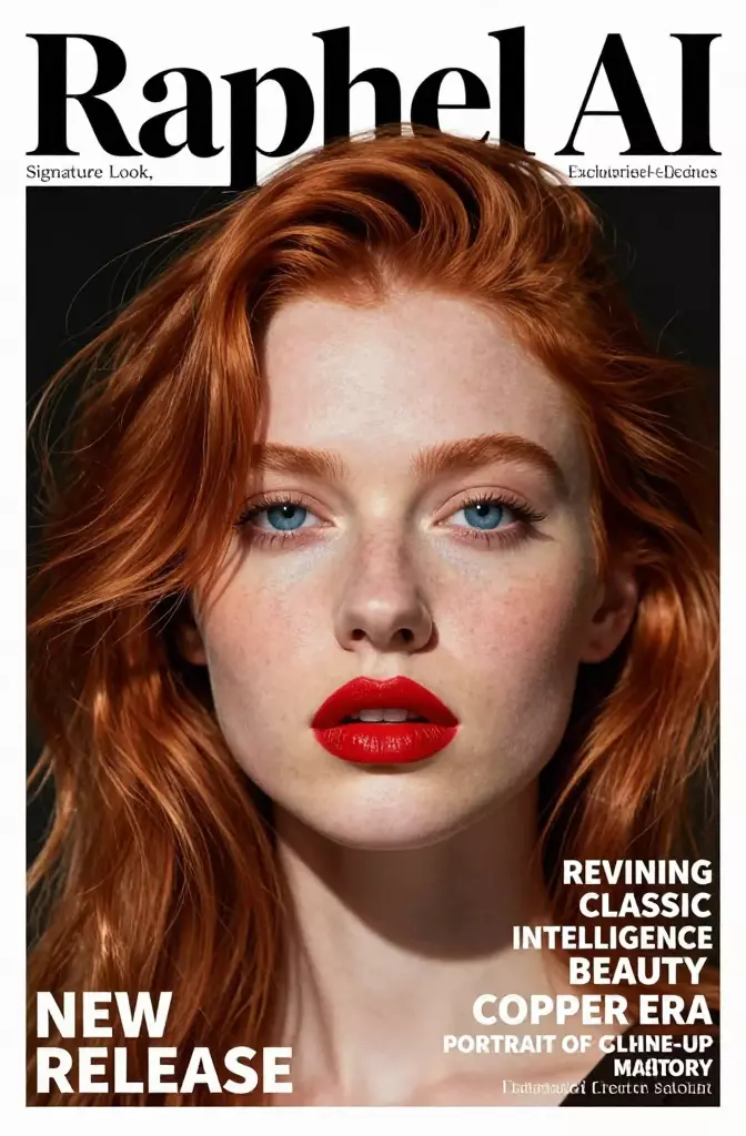 A fashion-forward portrait generated inside the Wan 2.7 aggregator image workflow