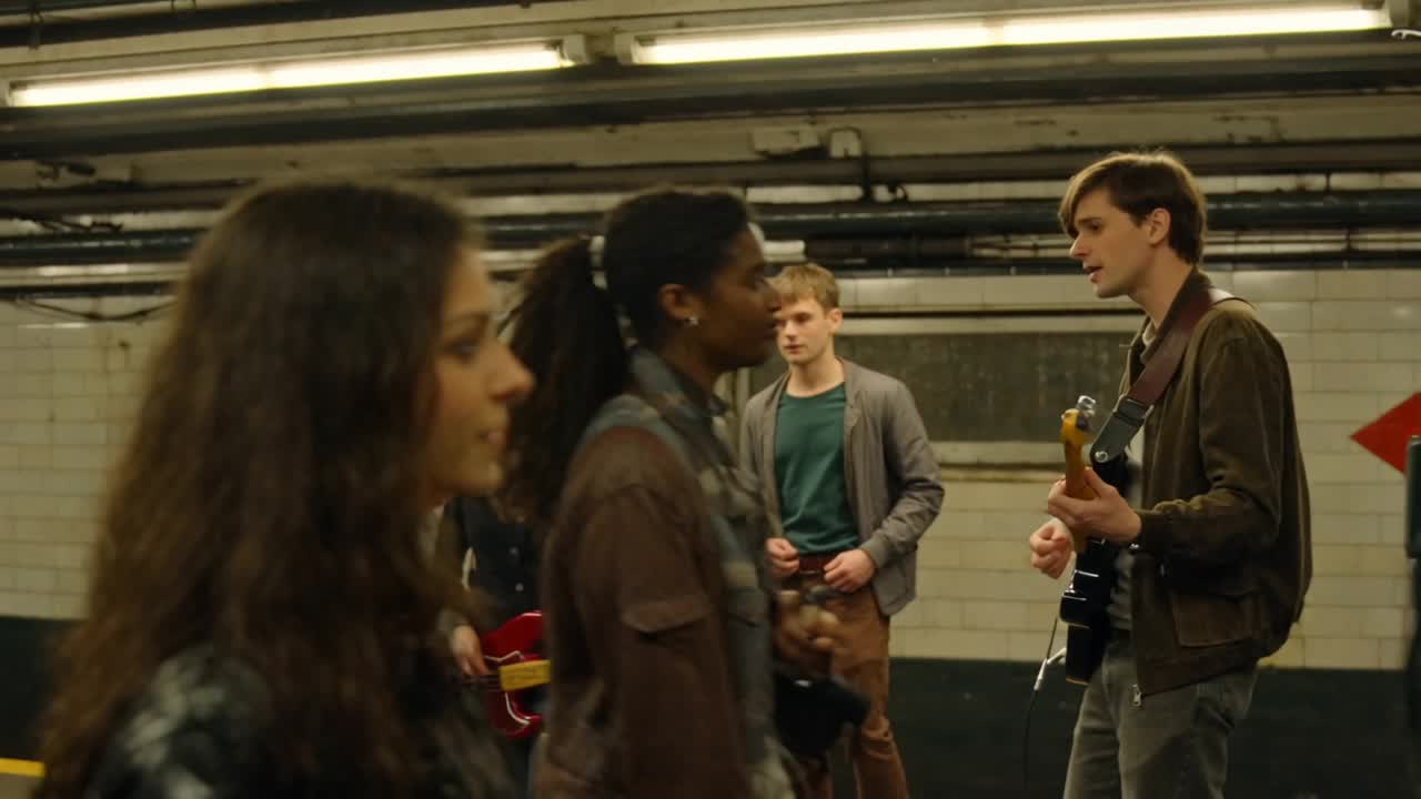 An AI video script generator concept showing copy becoming scene instructions